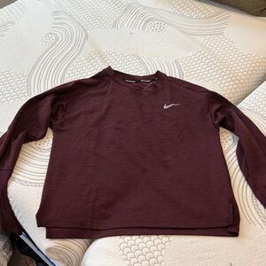 Nike Burgundy Crewneck dry fit